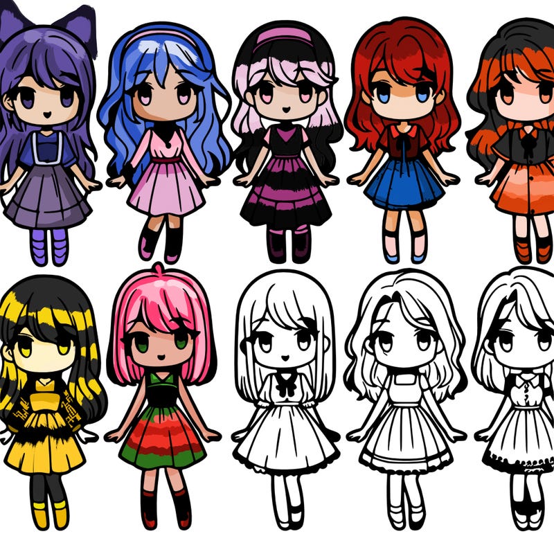 10 girls