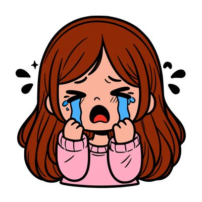 crying girl