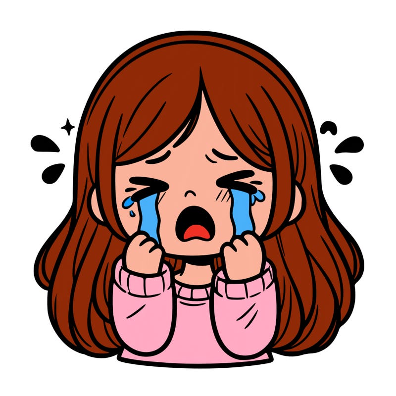 crying girl