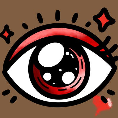 cute cartoon eye