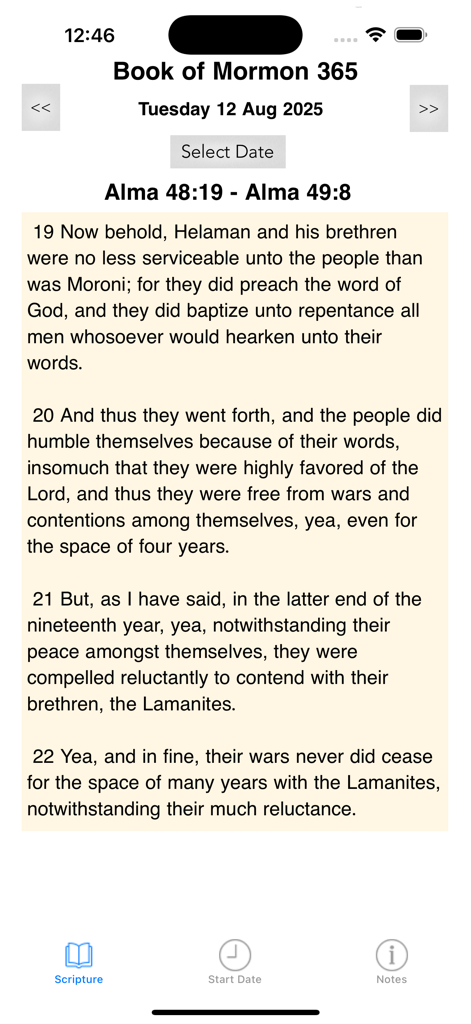 Book of Mormon 365 - Daily scripture passage on the Book of Mormon 365 app