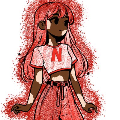 girl in a cute crop top