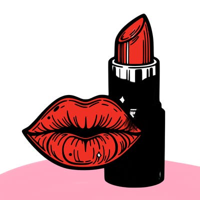 lips and lipstick