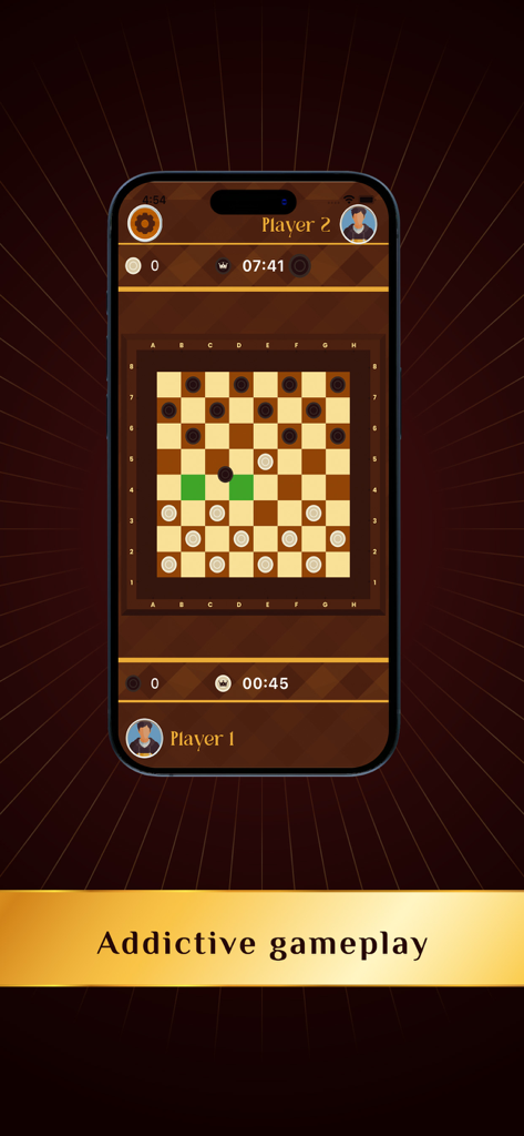 Checkers Board Game Challenge - Games App | MWM