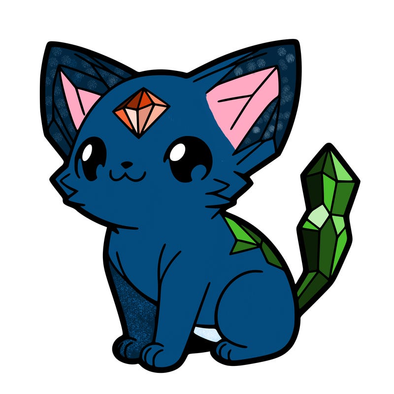 crystal kitten
