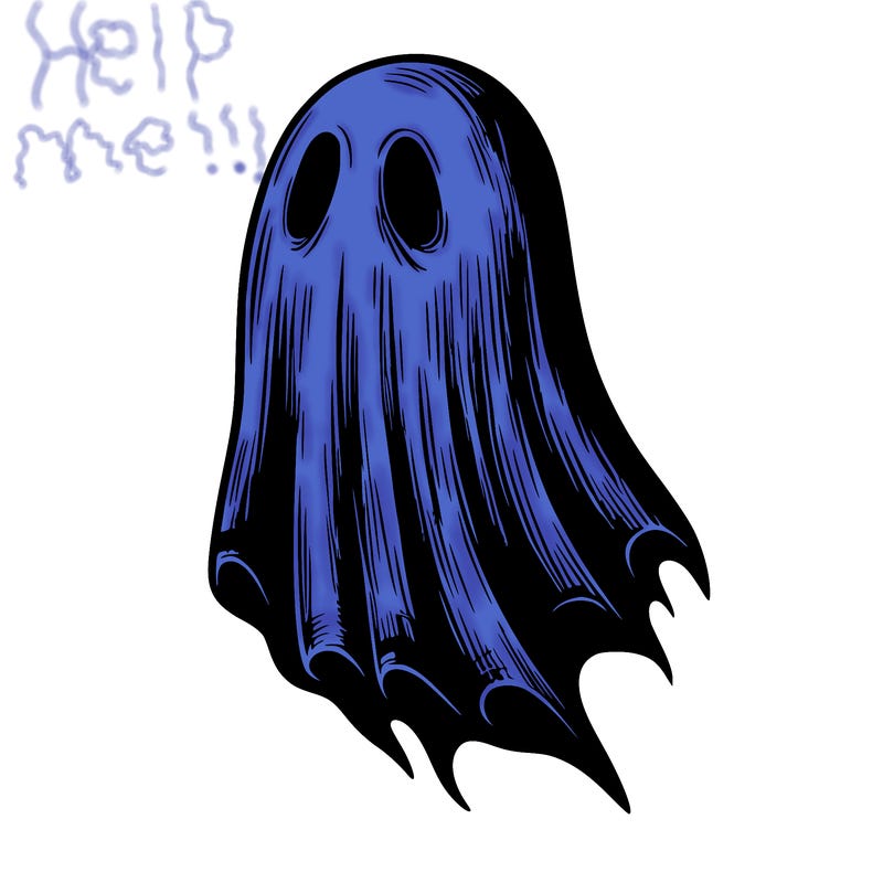 realistic creepy ghost