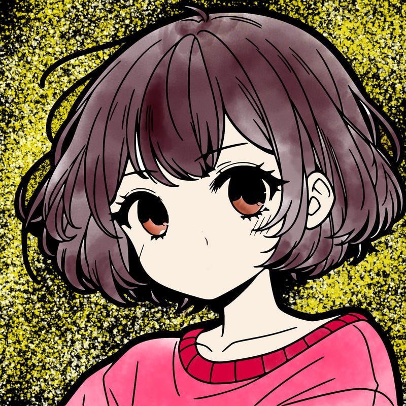 cool anime girl with short hair