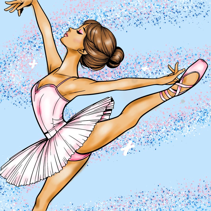 realistic ballerina
