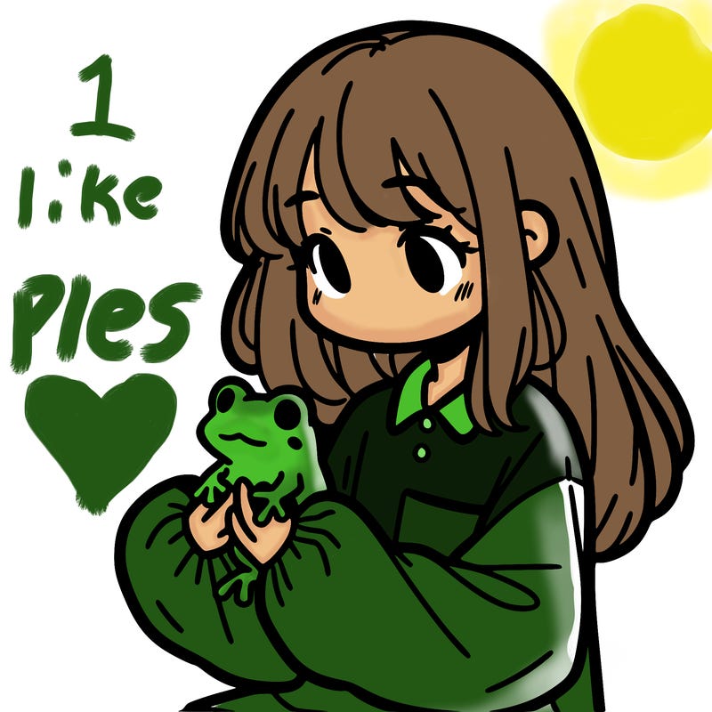 girl with long hair and a oversized shirt. and she is holding a frog