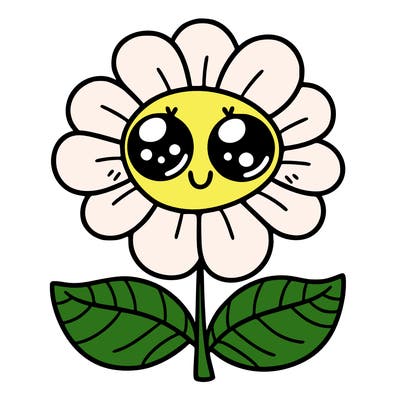 flower with eyes