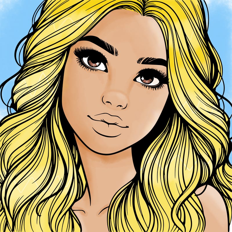 beautiful realistic girl