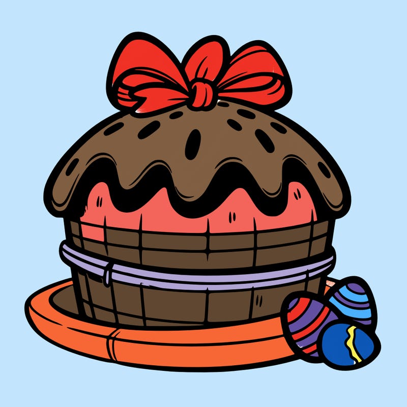 an easter cake