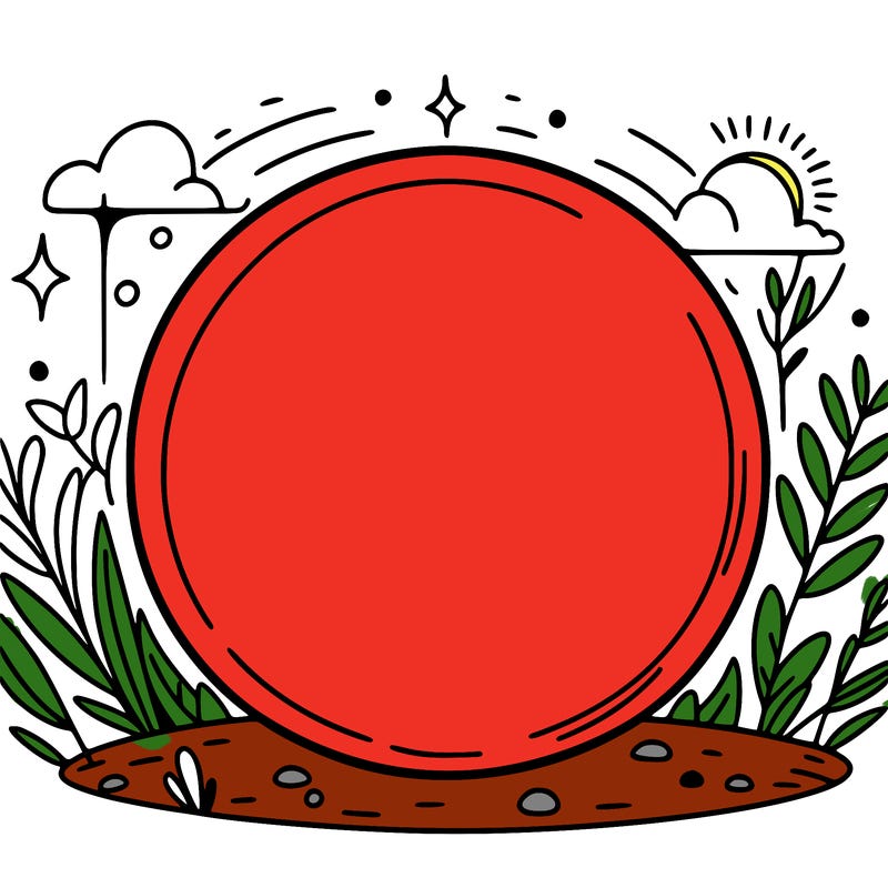 clear circle just one line