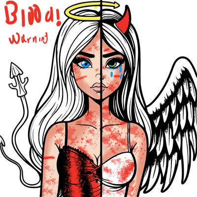devil vs angel realistic girl
