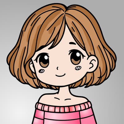 girl with short hair