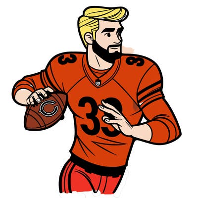 man playing for the chicago bears