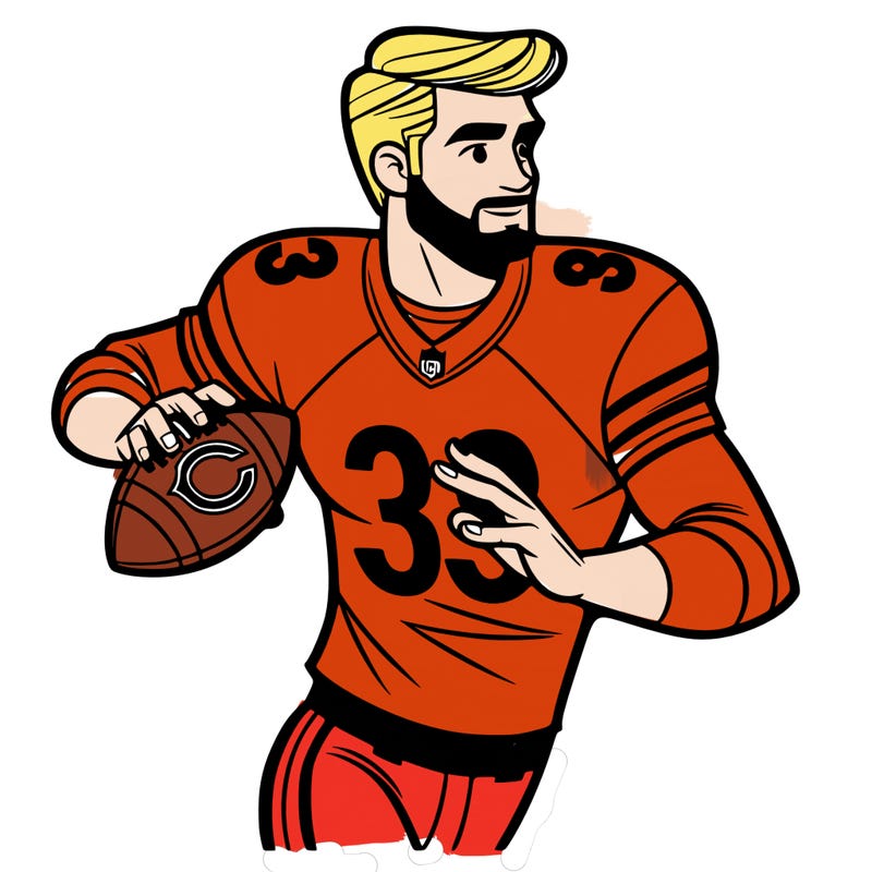 man playing for the chicago bears