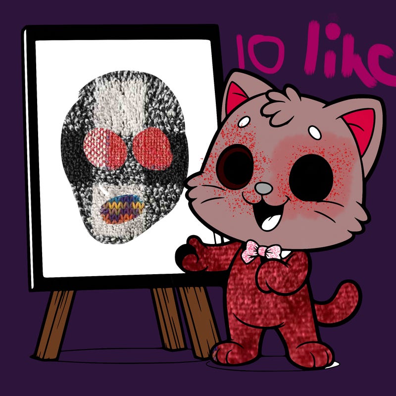 nothing a blank white