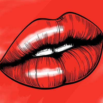 realistic lips