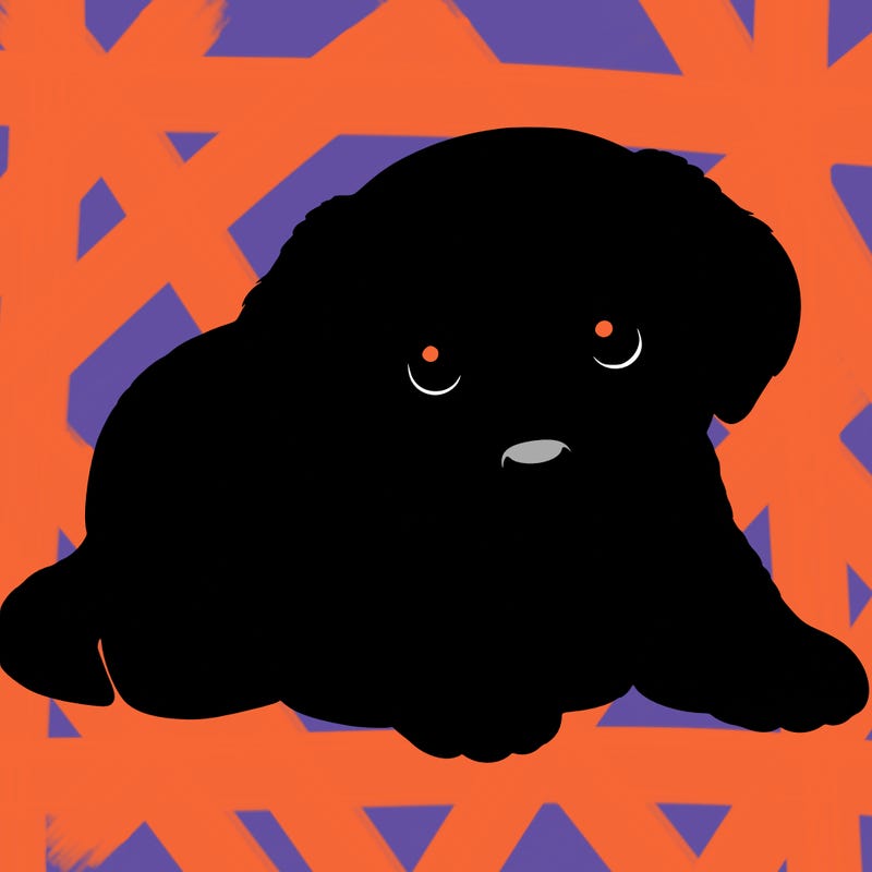 a cute realistic puppy