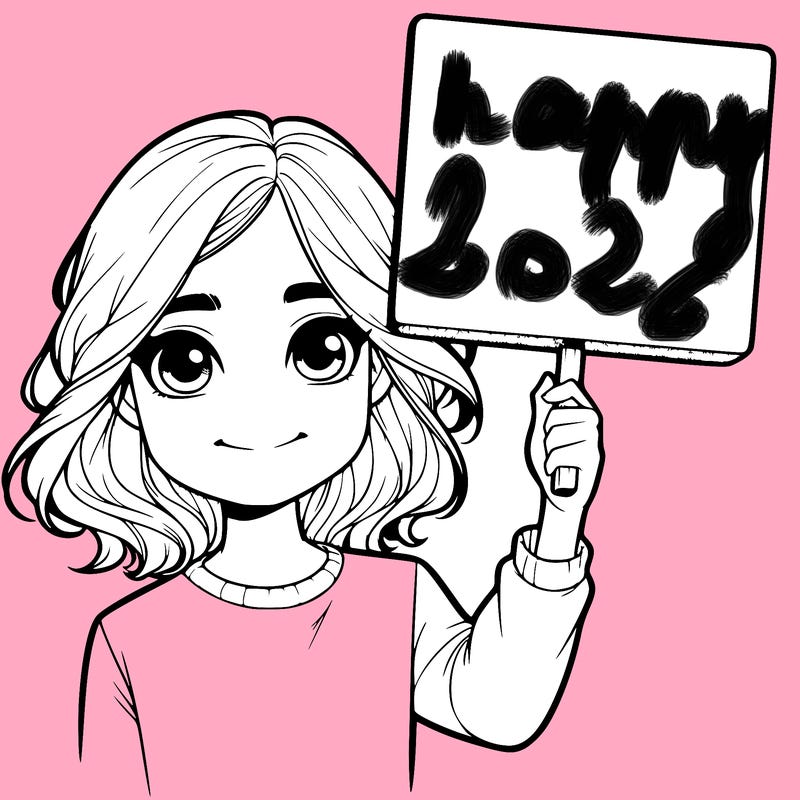 realistic girl holding up a sign