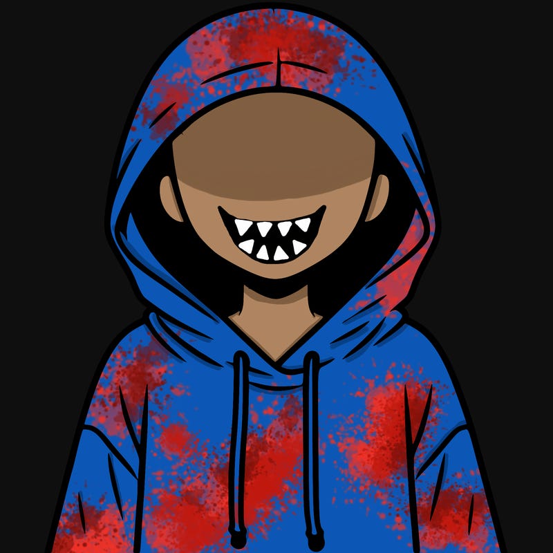 faceless girl in hoodie