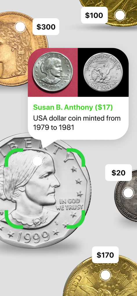 Coin identifier: Antique Snap - Finance App | MWM