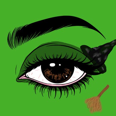 eye closed realistic