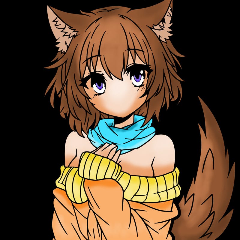 anime wolf girl