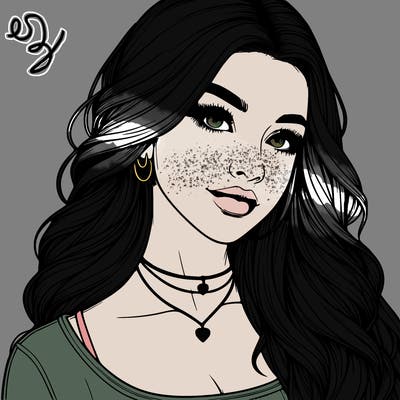 detailed realistic girl