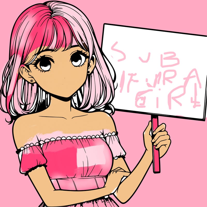 realistic pretty girl holding blank sign