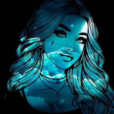 detailed realistic girl