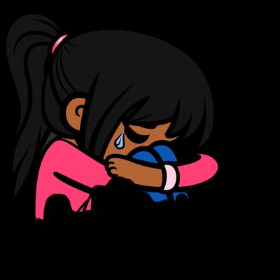 depressed girl