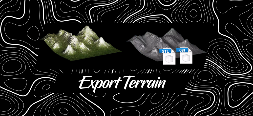 3D Mappa - GIS & Topo Analysis - Esportazione di modelli di terreno 3D in formato STL e OBJ con 3D Mappa.