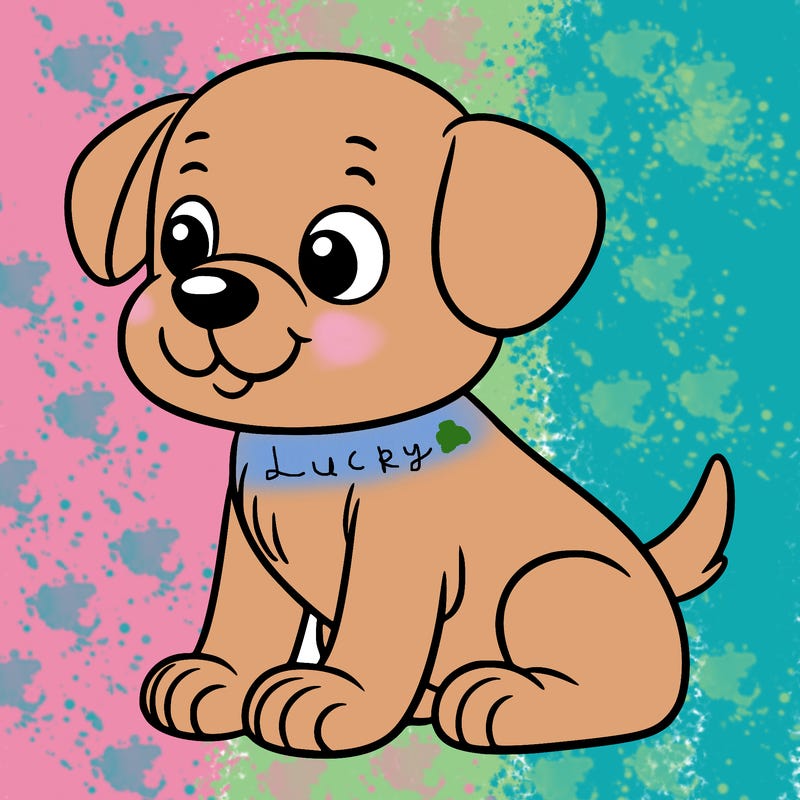 easy drawing of a dog