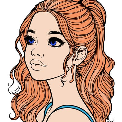 beautiful realistic girl