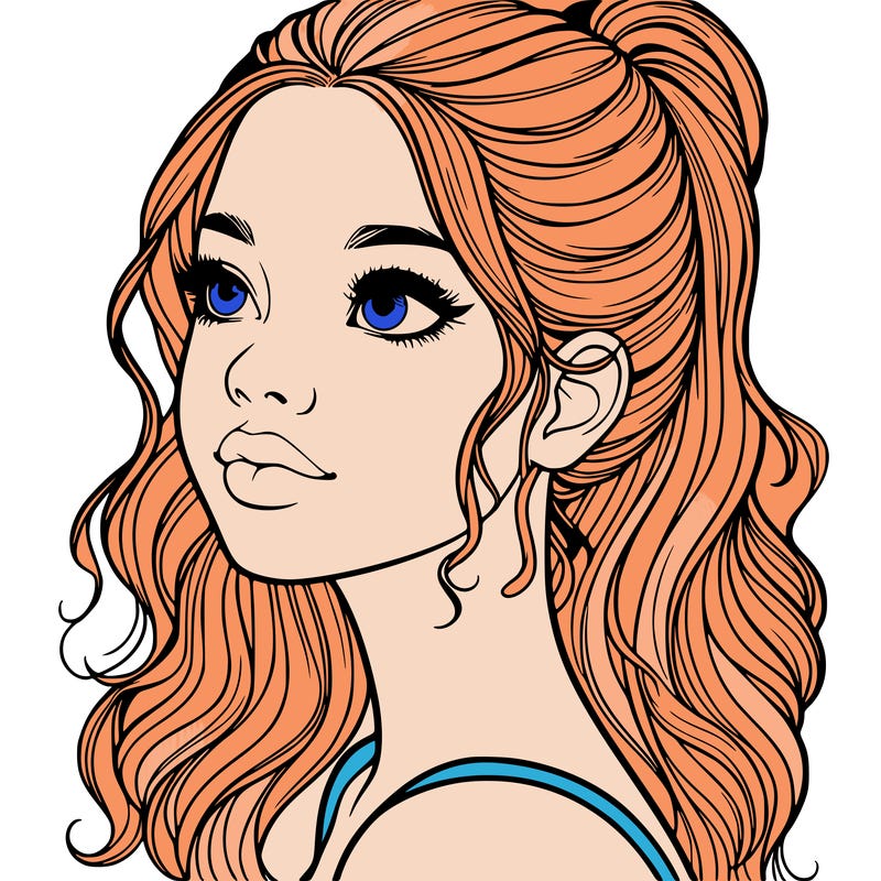 beautiful realistic girl