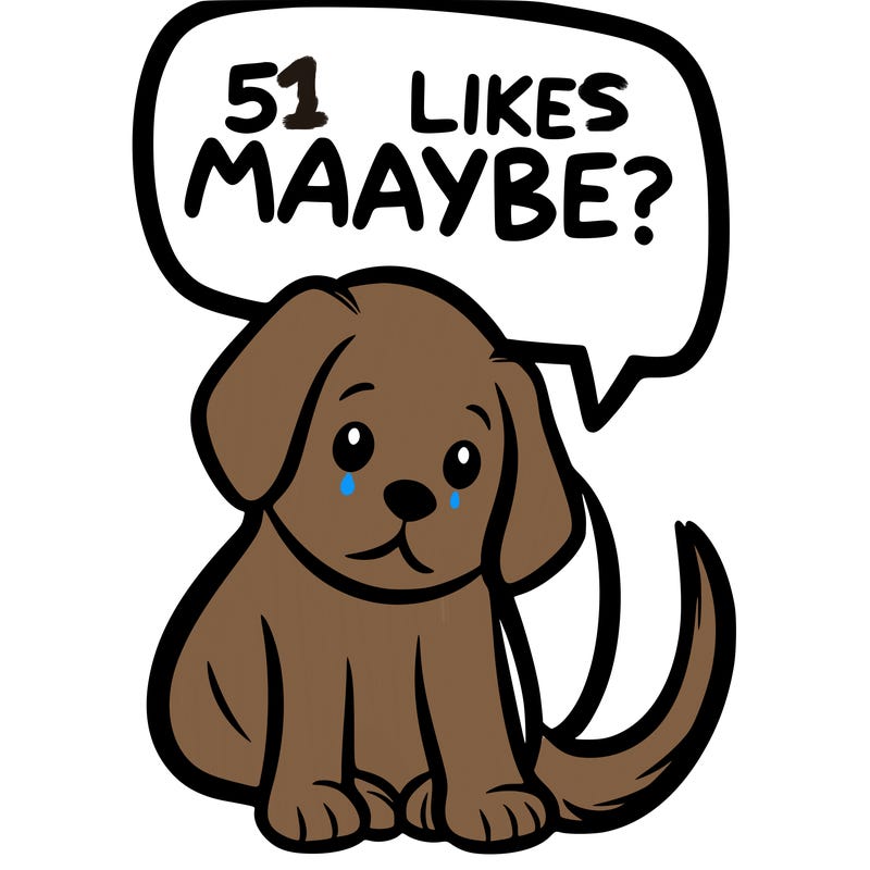 a puppy that says 5 like maybe