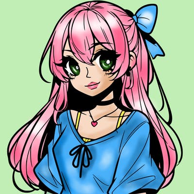 anime girl / k- pop