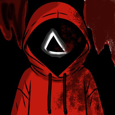 faceless girl in hoodie