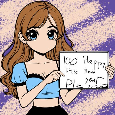 realistic pretty girl holding blank sign