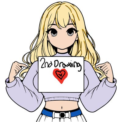 girl holding a blank sign in a long sleeve crop top