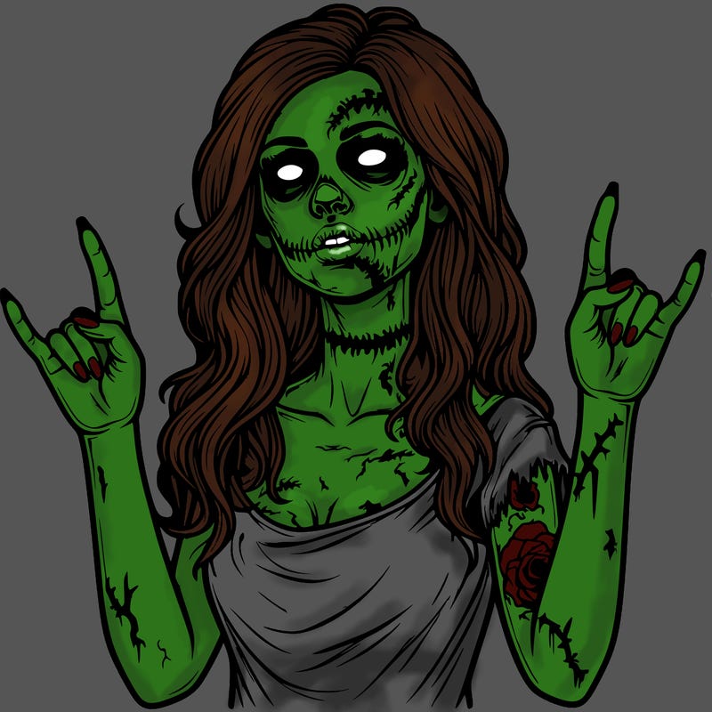 realistic zombie girl