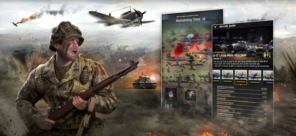 World War: Machines Conquest - World War Machines Conquest WWII strategy gameplay with soldier and aircraft guide