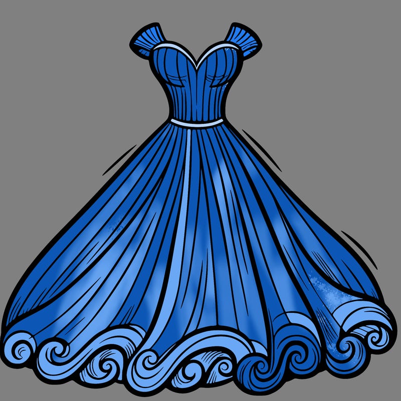 big flowing dress