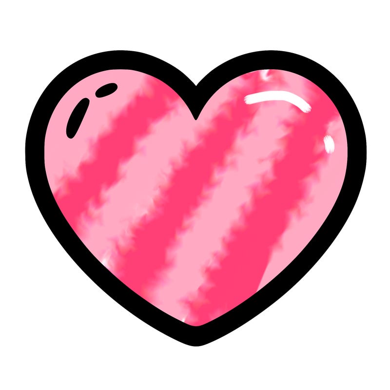 a blank heart