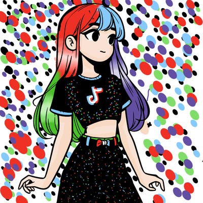 girl in a cute crop top