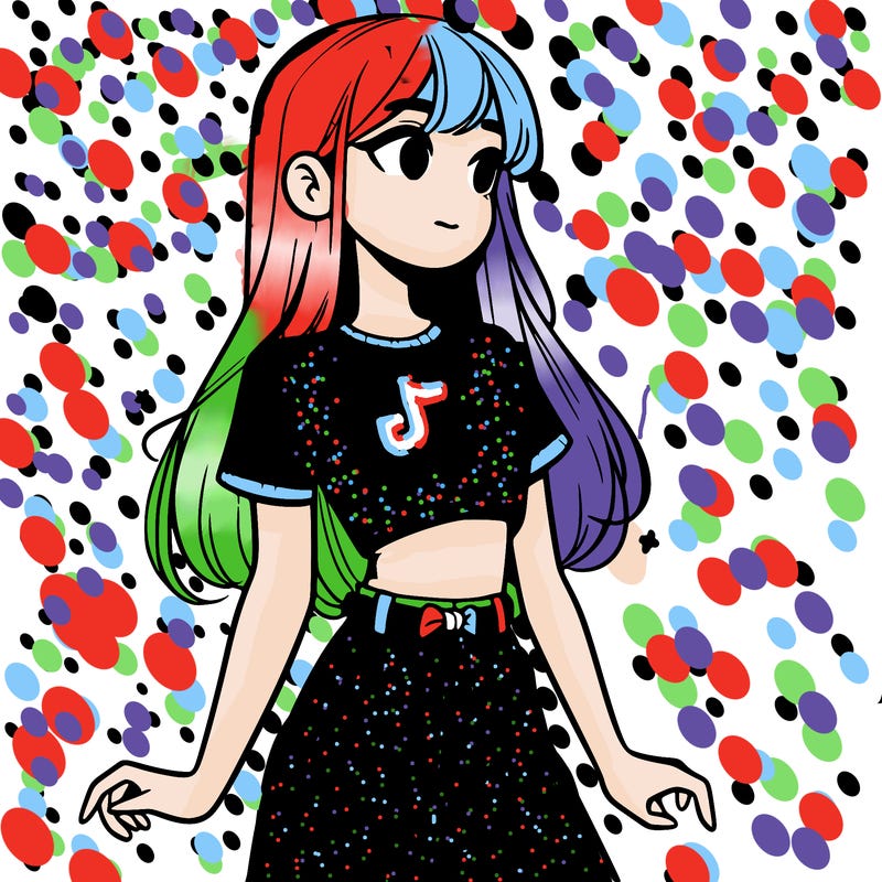 girl in a cute crop top