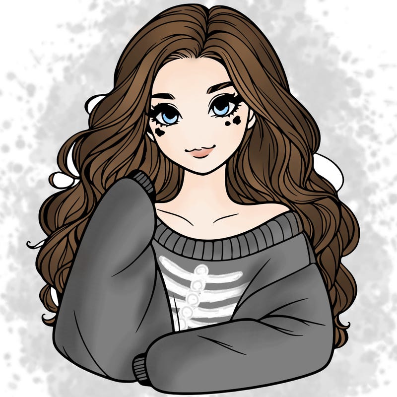 a beautiful girl in a big sweatshirt