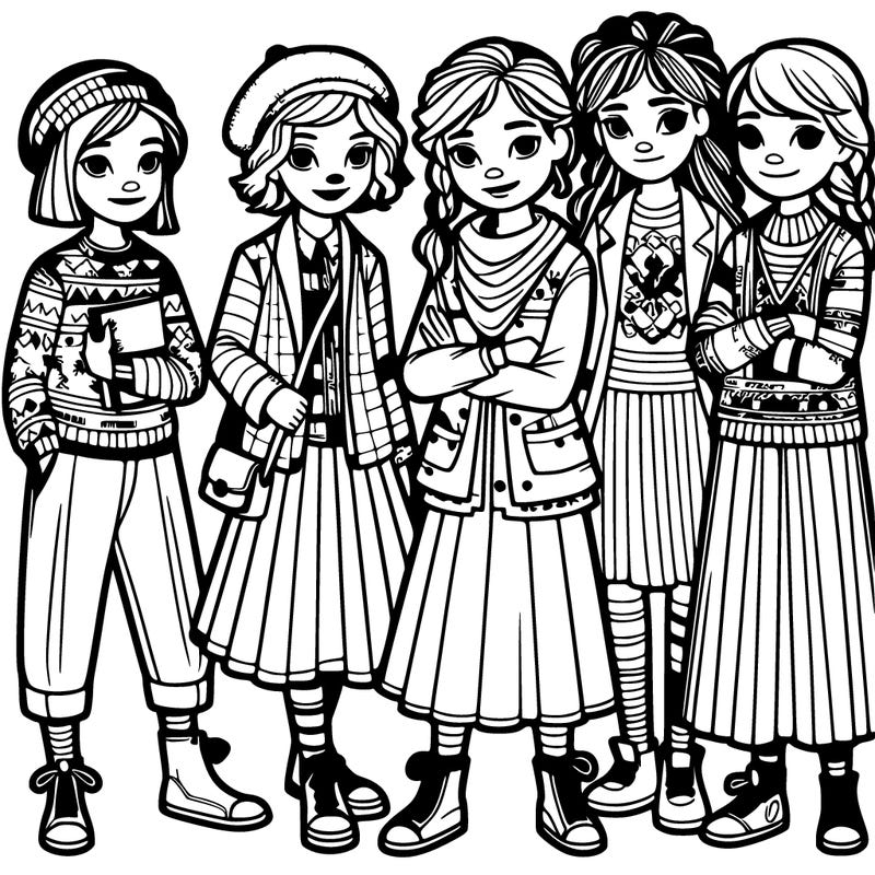 group of girls